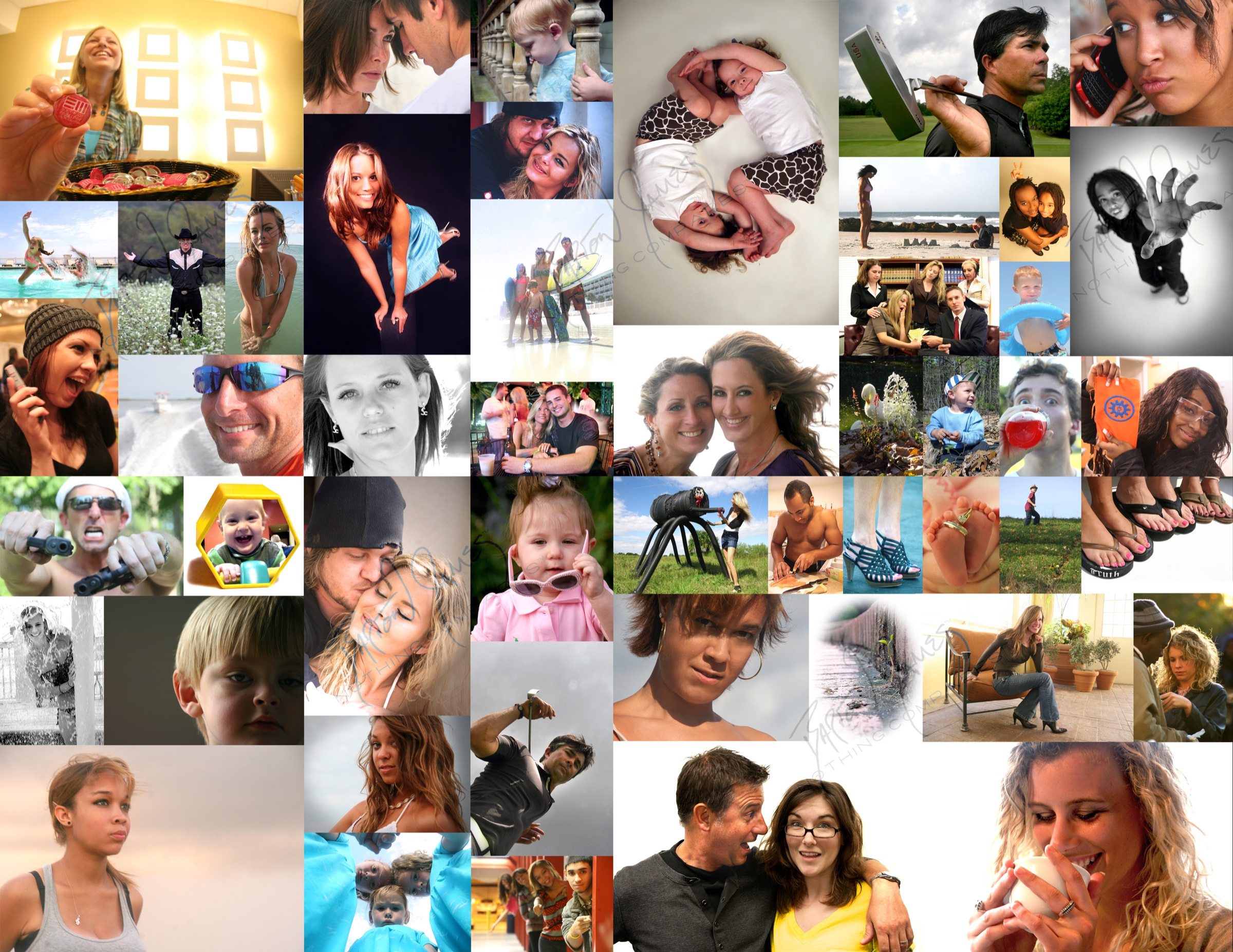 D1 Advertising: a collage of the work in this chapter