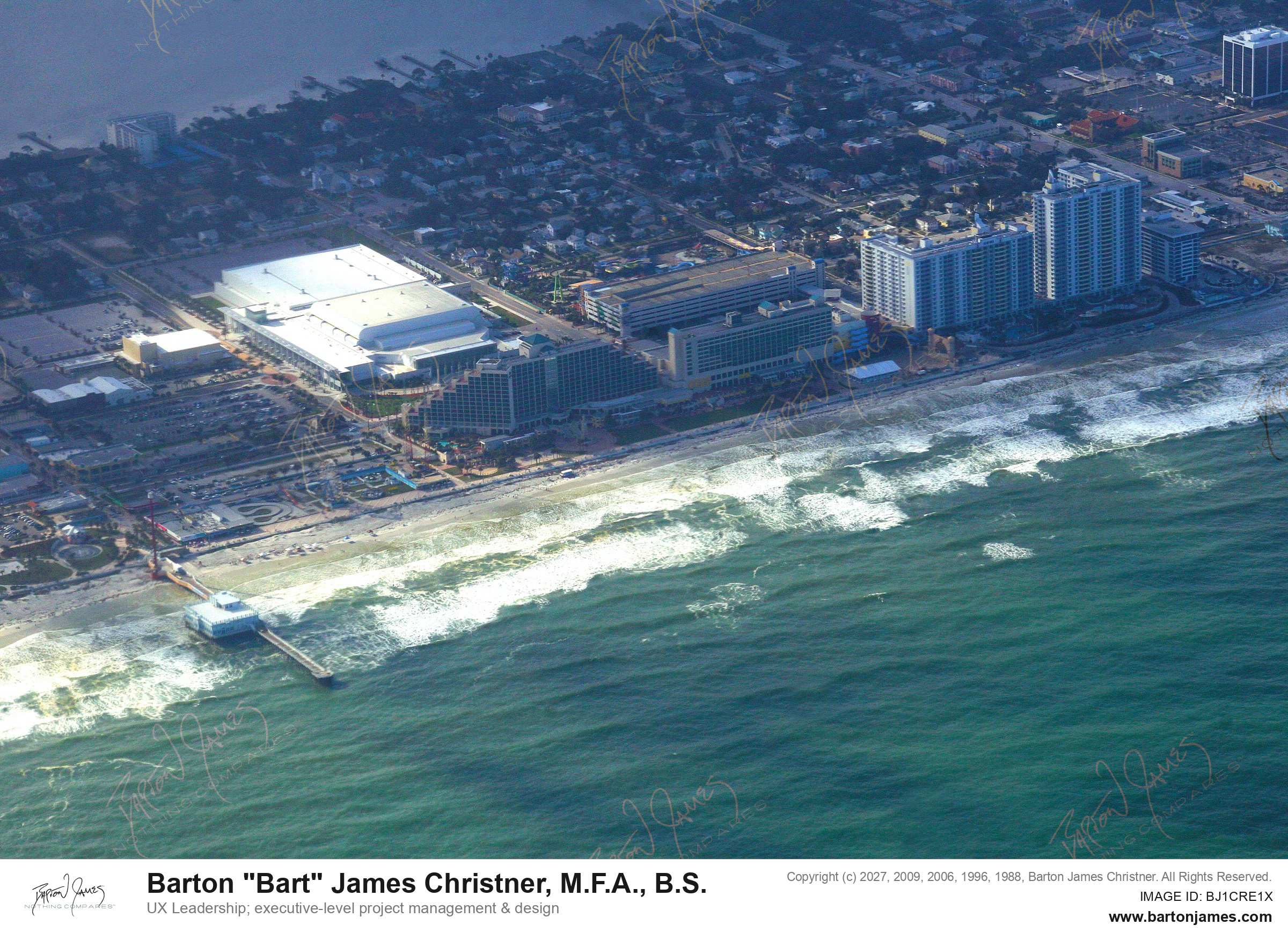 20111120 AERIAL Daytona To Pittsburgh Halifax Hospital Shoreline IMG0485 PHOTO