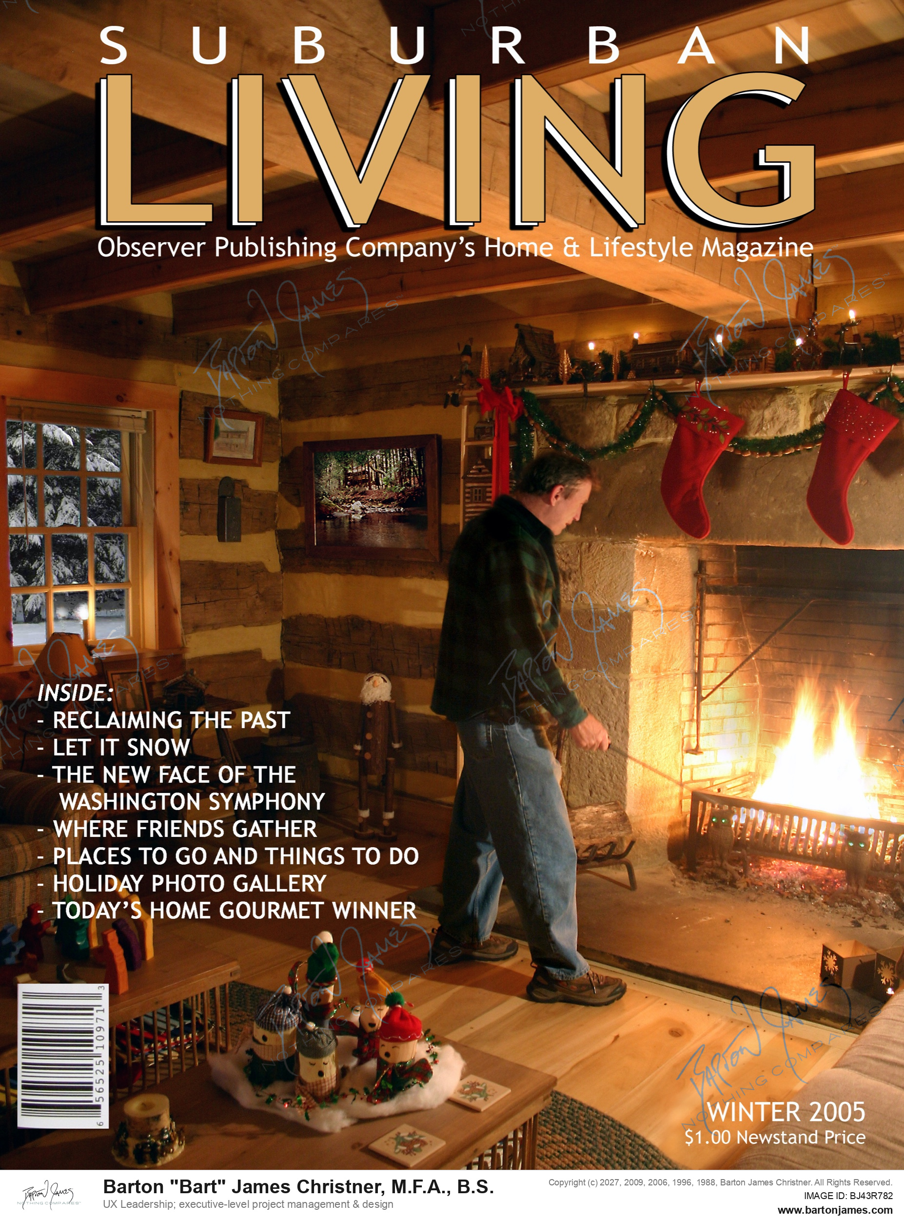 20051202 CHRISTNER Cabin Cover MAGAZINE PHOTO