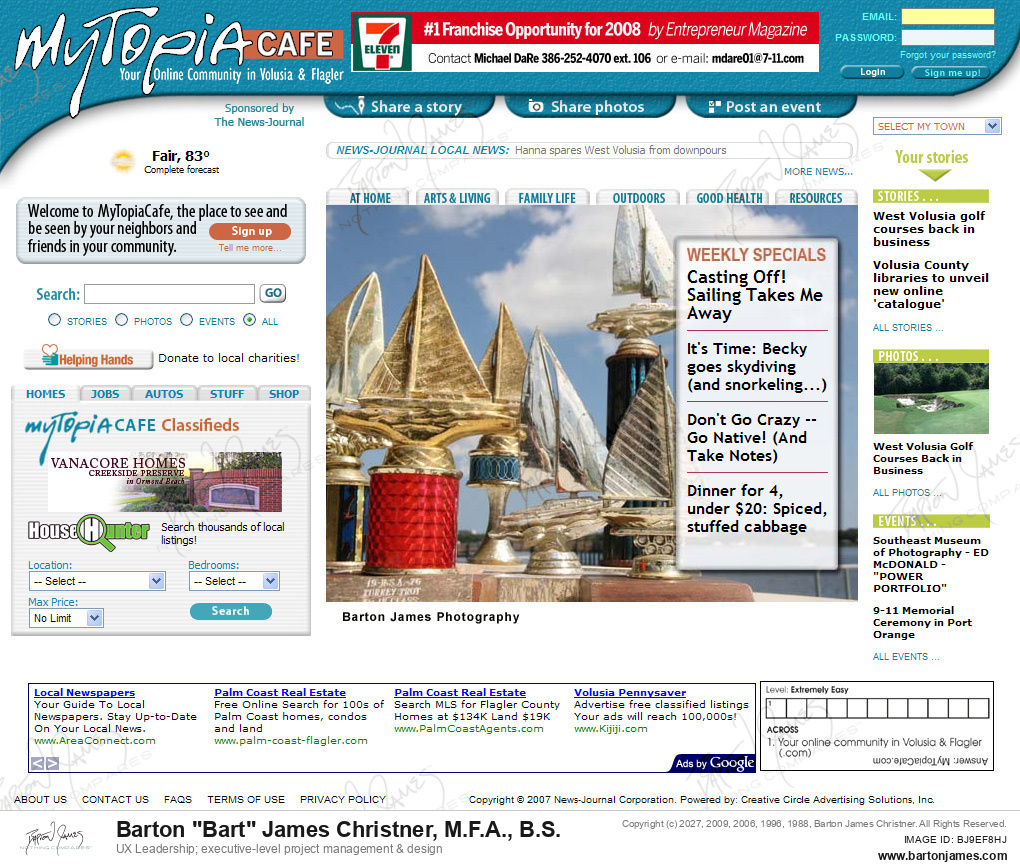 20080829 FERRIER Casting Off Sail Away MAGAZINE PHOTO