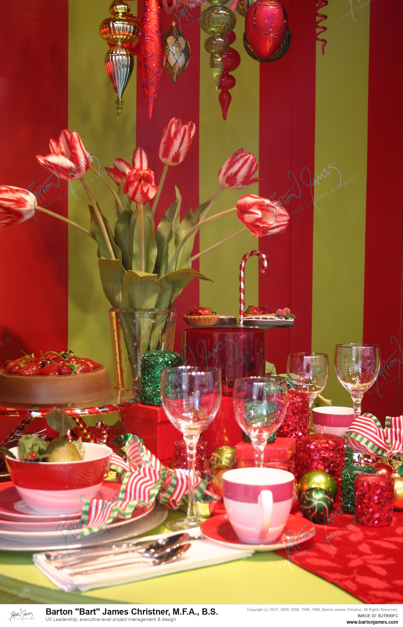 20050801 G4P5 Holiday Gallery table1 PHOTO