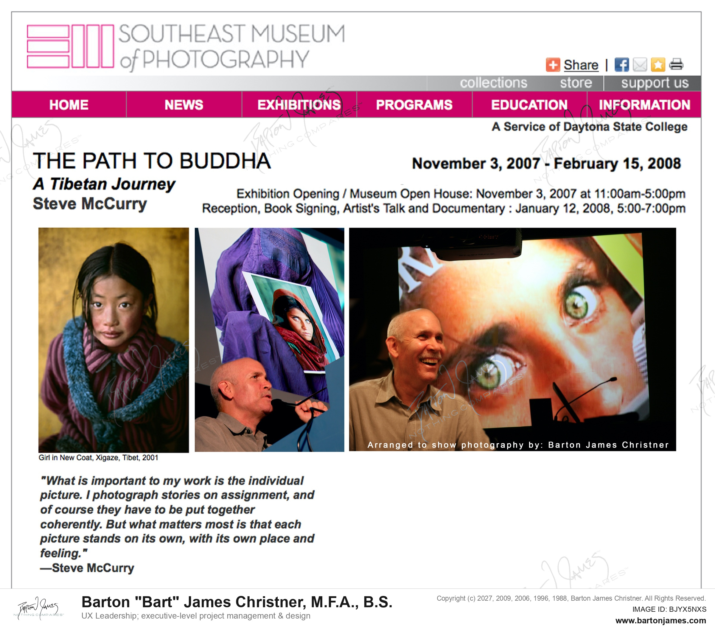 20080112 MCCURRY Path To Buddha PRESSRELEASE PHOTO
