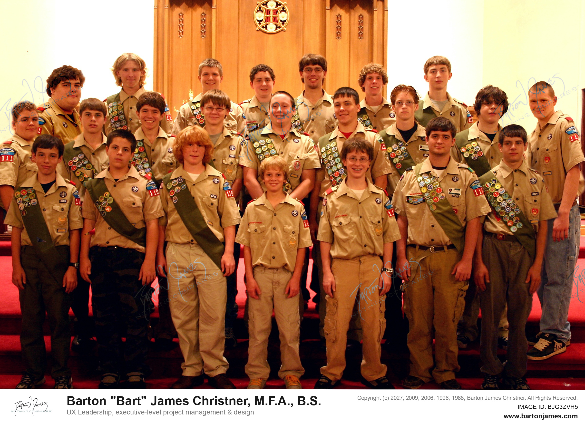 20050928 EVENT Portrait Kerchner Ben Dave Scout Troop PHOTO