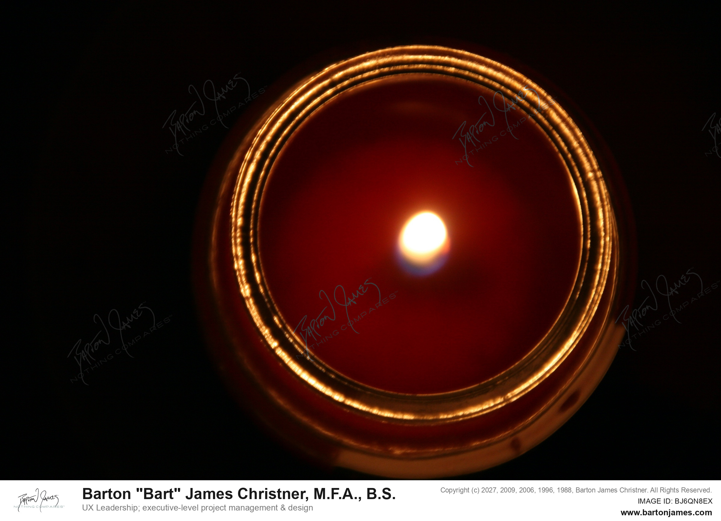 20120615 FINEART 32Woodstone Candle From Top IMG5342 PHOTO