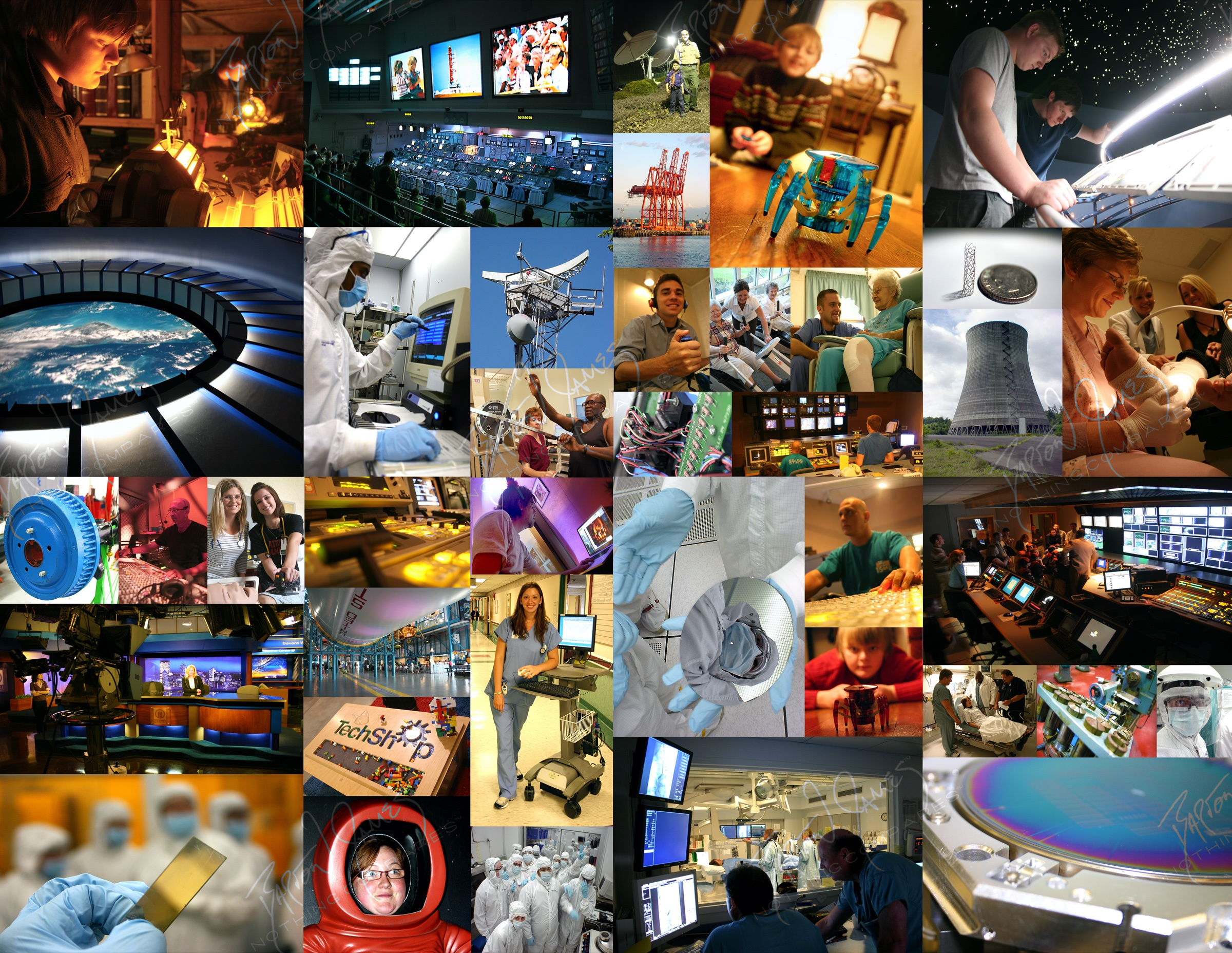 D1 Technology: a collage of the work in this chapter