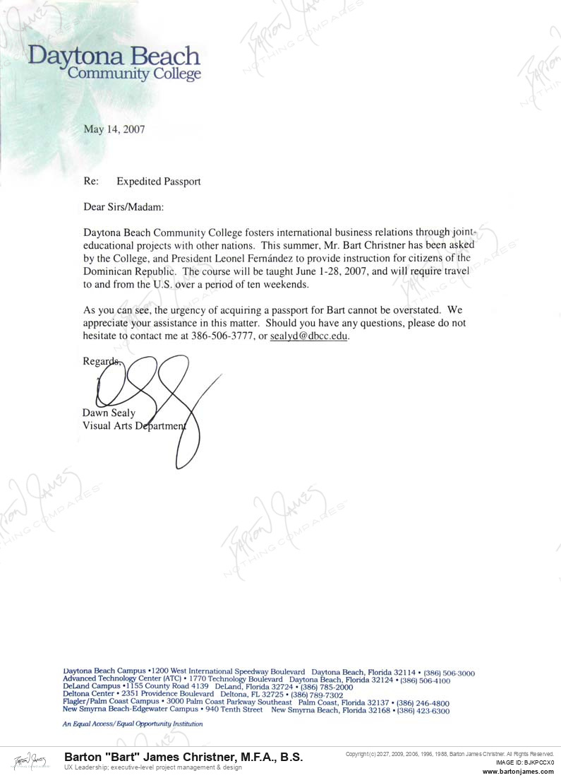 20070514 INVITED Leonel Fernandez LETTER