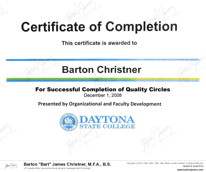 20081201 CERTIFIED Quality Circles CERTIFICATE