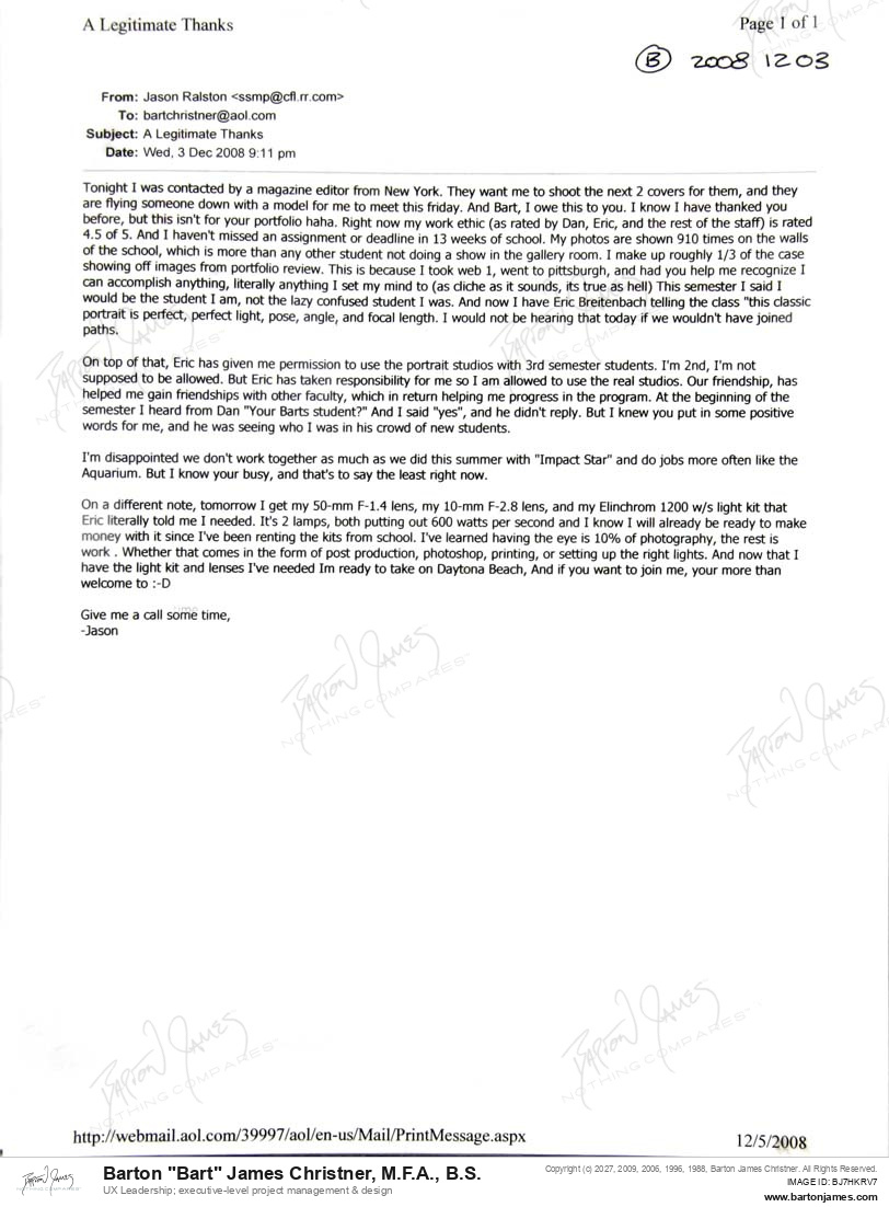 20081203 APPRECIATE Jason Ralston LETTER