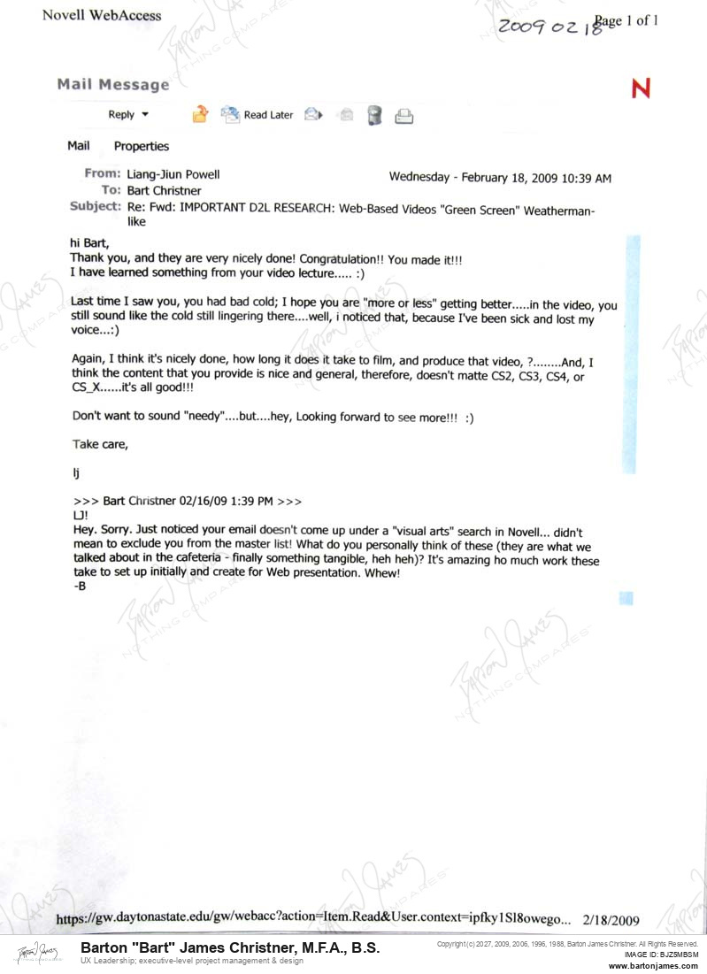 20090218 CONGRATS Liang Jiun Powell EMAIL