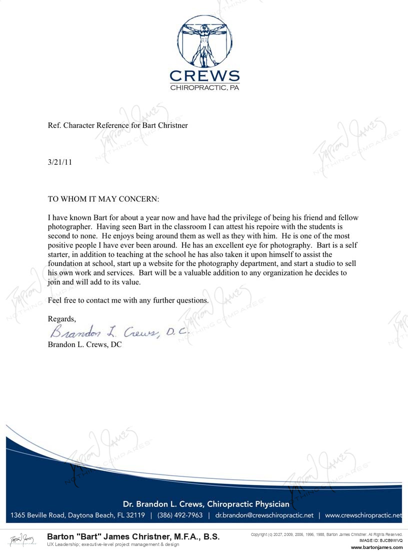 20110321 CHARACTER Brandon Crews LETTER