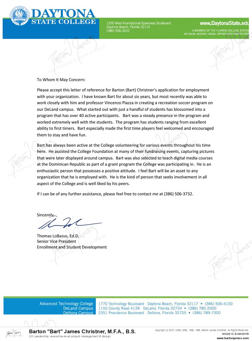 20110323 REFERENCE Thomas Lo Basso LETTER