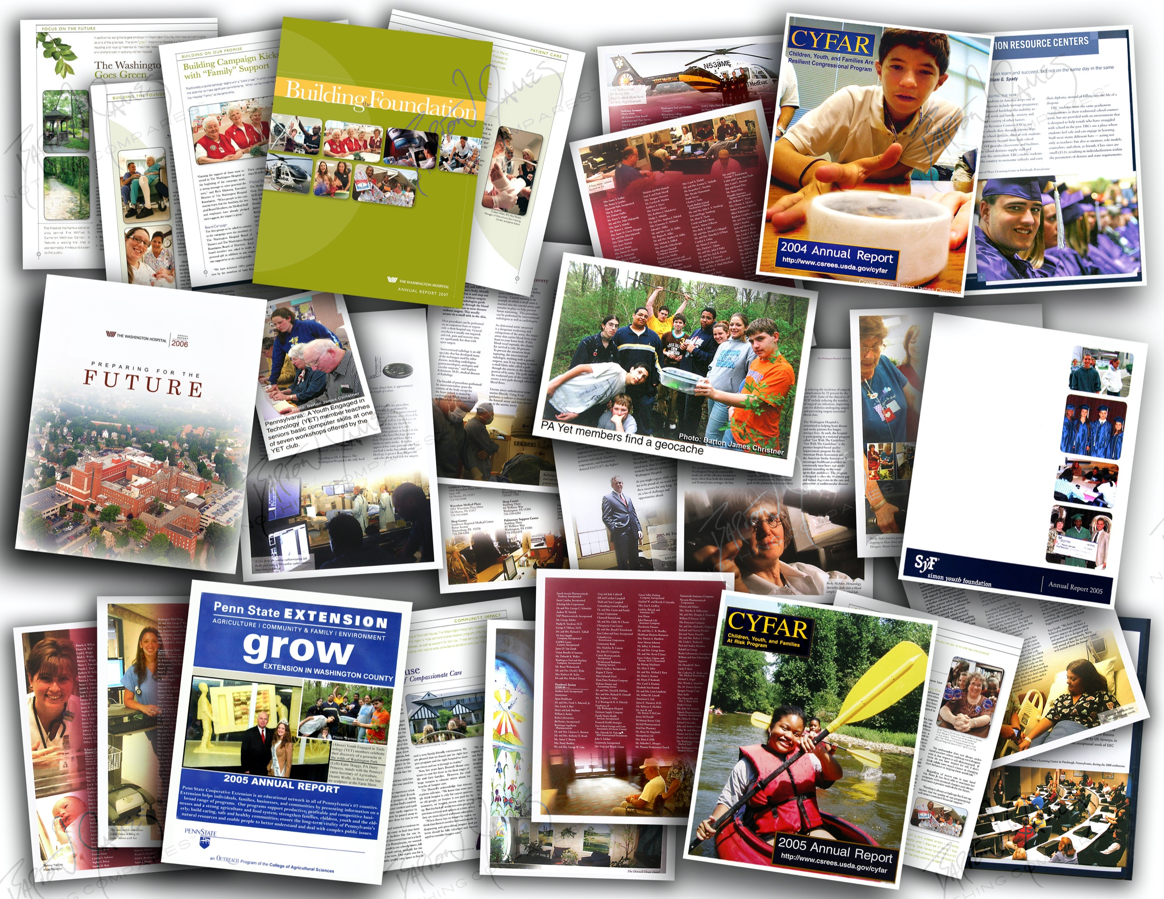 D5 Annual Report: a collage of the work in this chapter