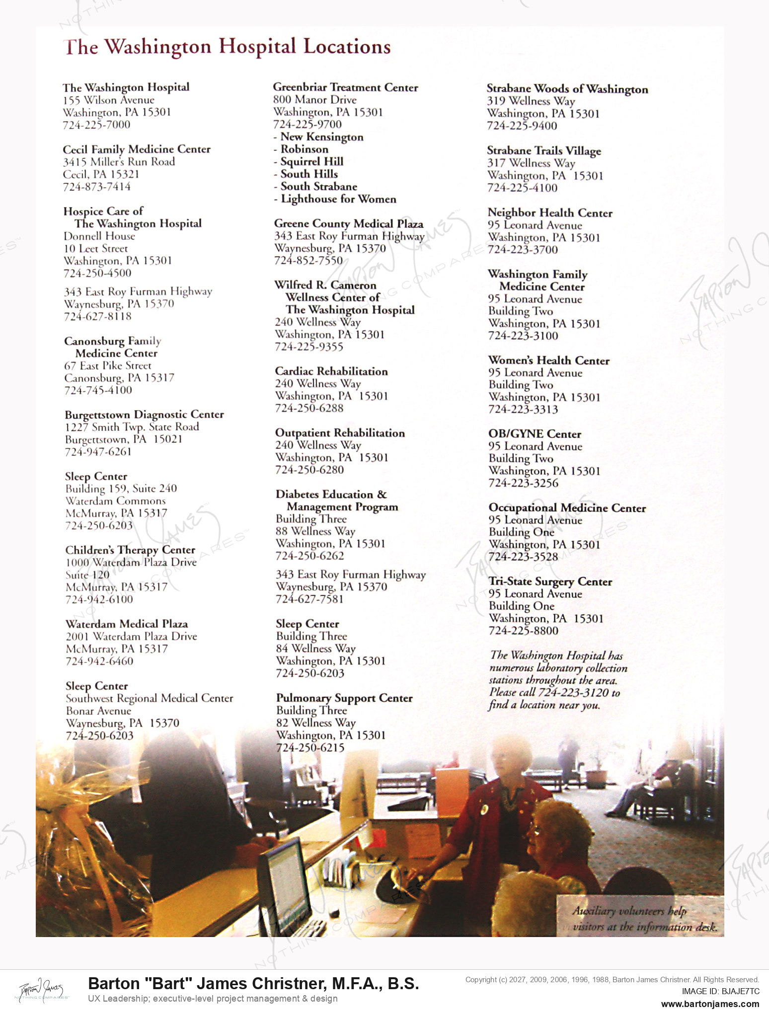 20061214 CHAIDO Hospital Locations ANNUALREPORT