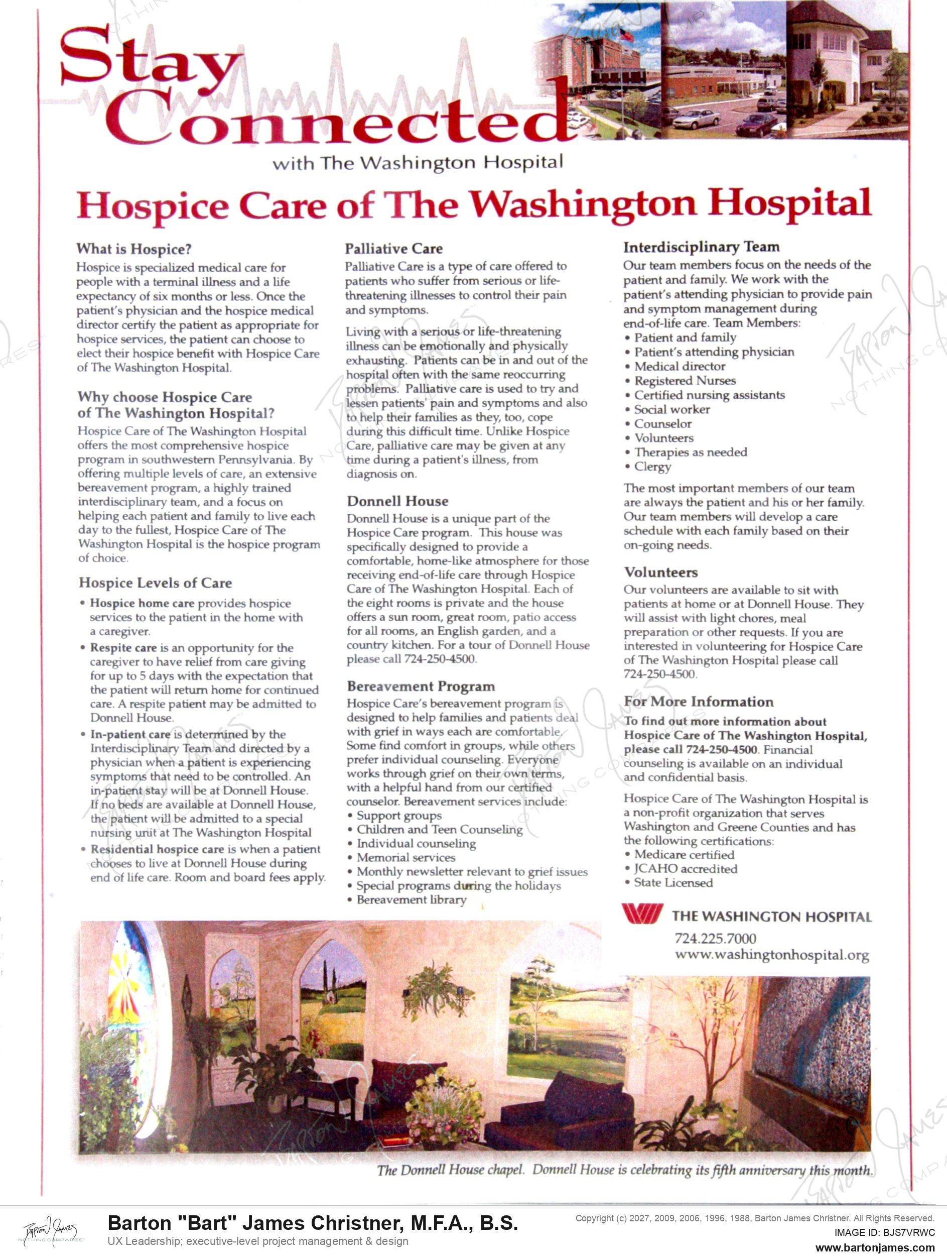 20071212 CHAIDO Hospice Stay Connected FLYER