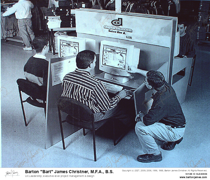 19991202 COLOMBO In Store Booth KIOSK