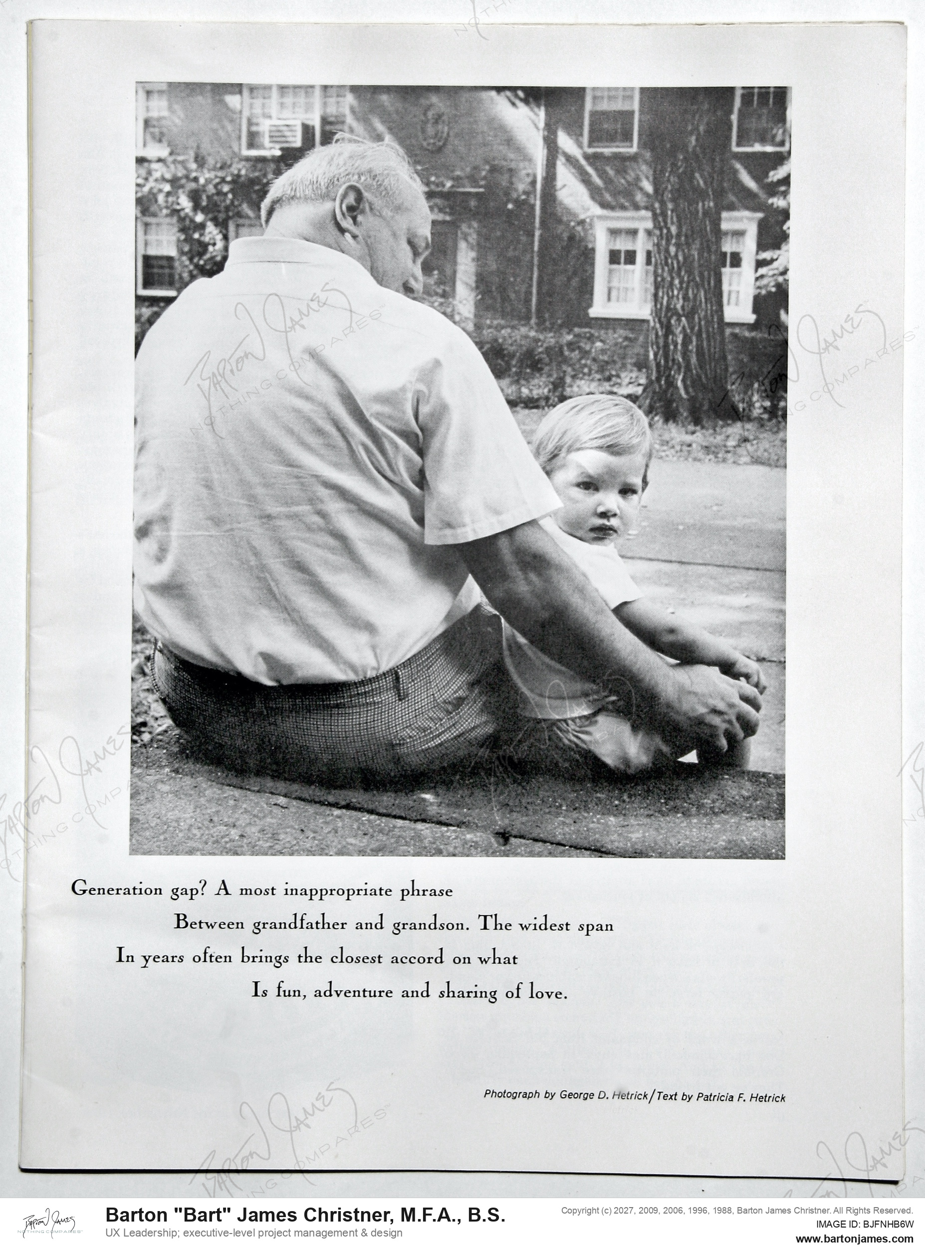 19701101 HETRICK Generation Gap MAGAZINEONLINE