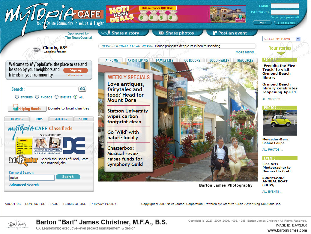20080307 FERRIER Love Antiques Mt Dora MAGAZINEONLINE