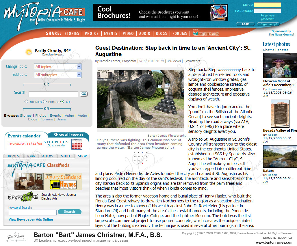 20080515 FERRIER St Augustine MAGAZINEONLINE