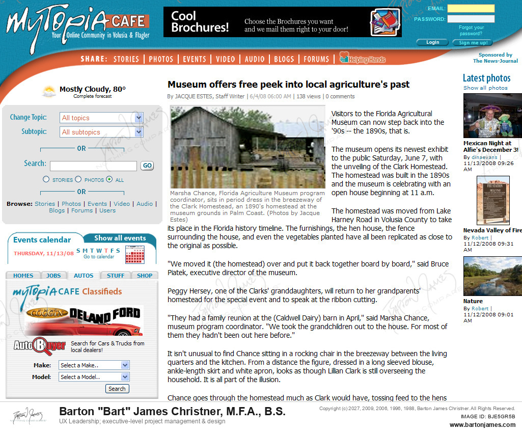 20080608 ESTES Museum Of Agriculture MAGAZINEONLINE
