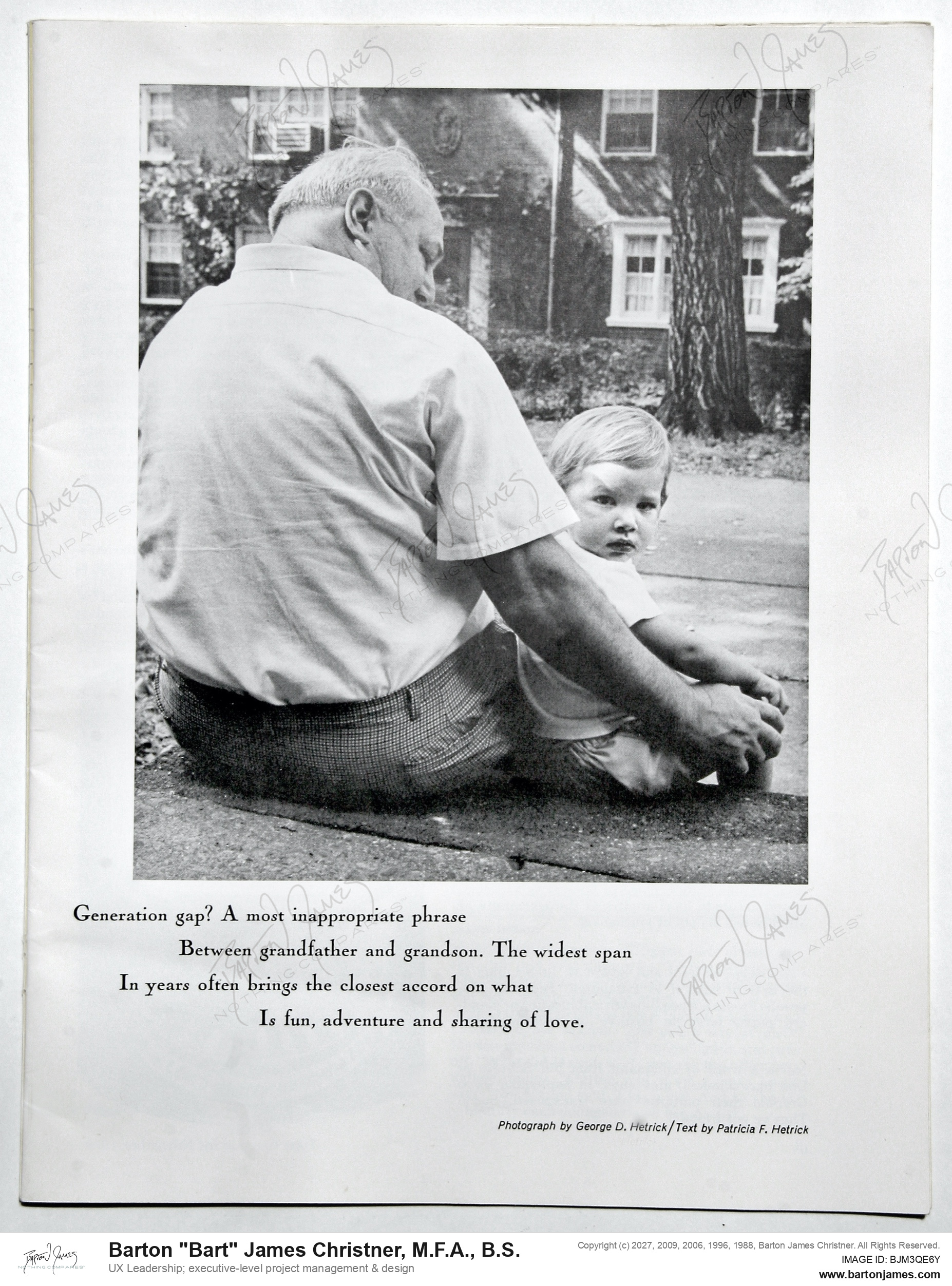 19701101 HETRICK Generation Gap MAGAZINE