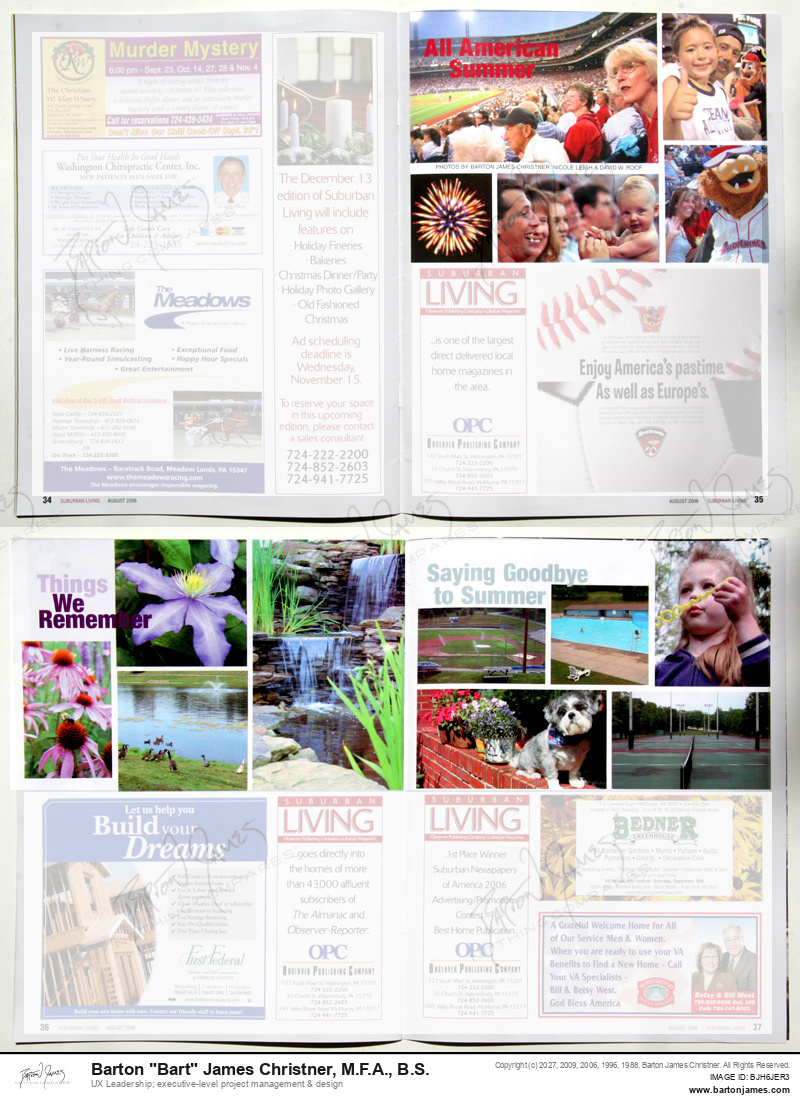 20060801 CHRISTNER All American Summer MAGAZINE