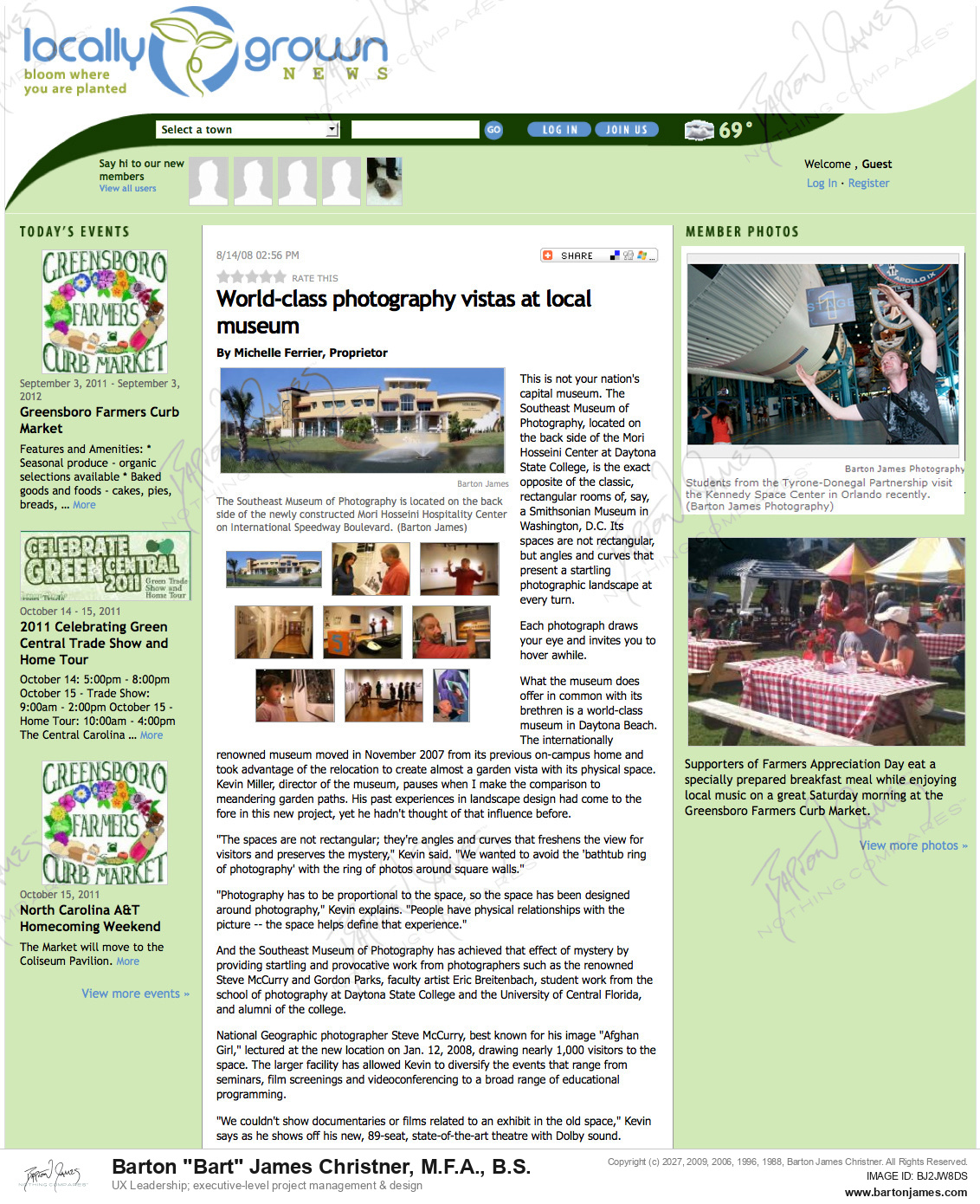 20080814 FERRIER South East Museum MAGAZINE