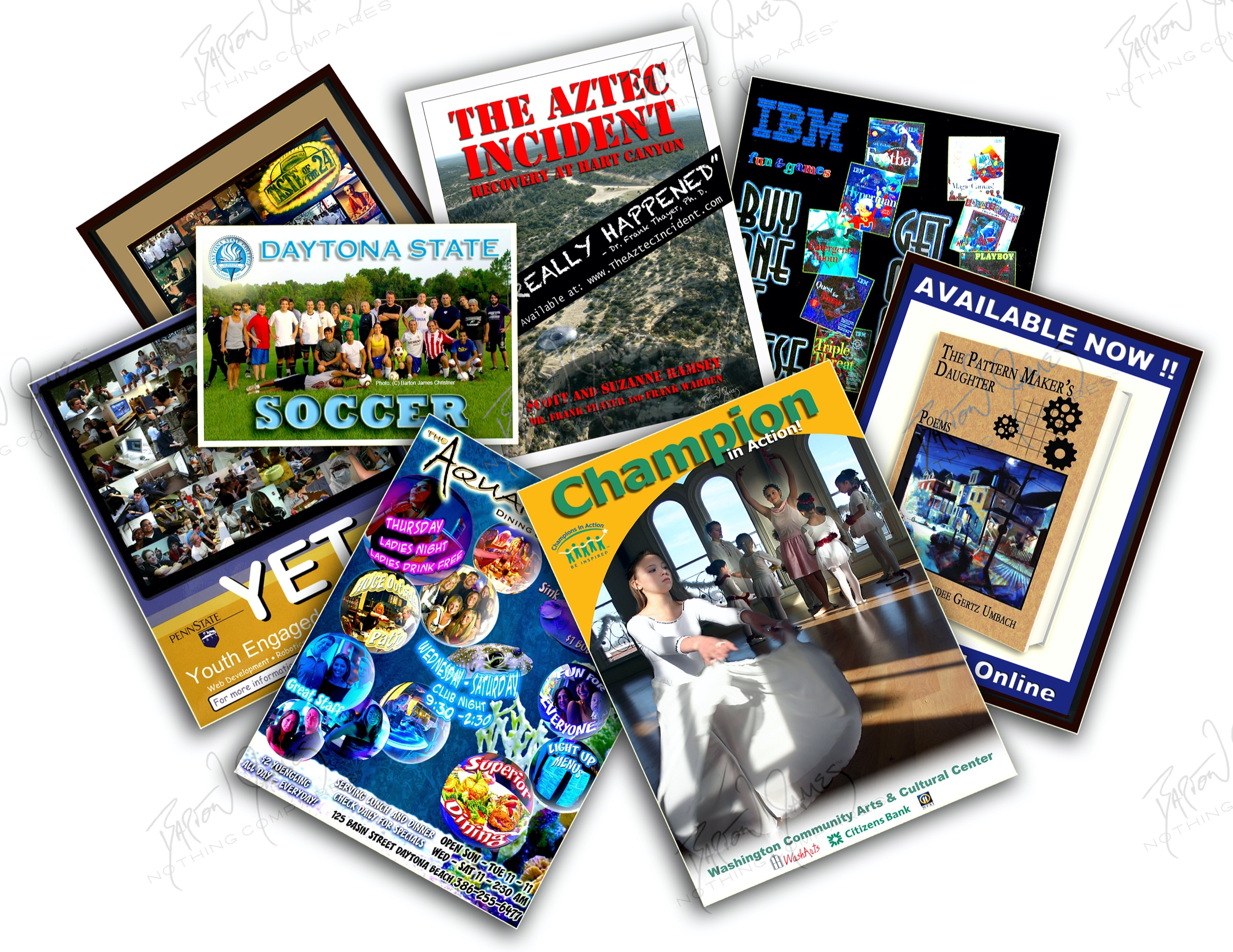 D5 Poster: a collage of the work in this chapter