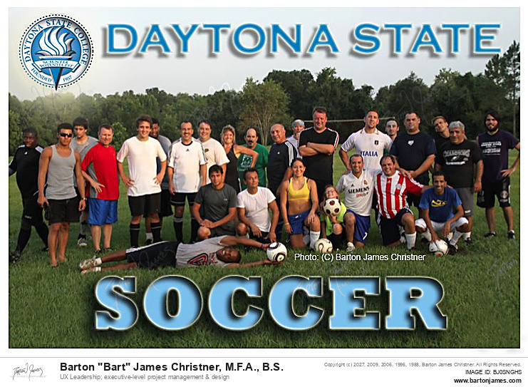 20091101 PIAZZA Daytona State Soccer POSTER