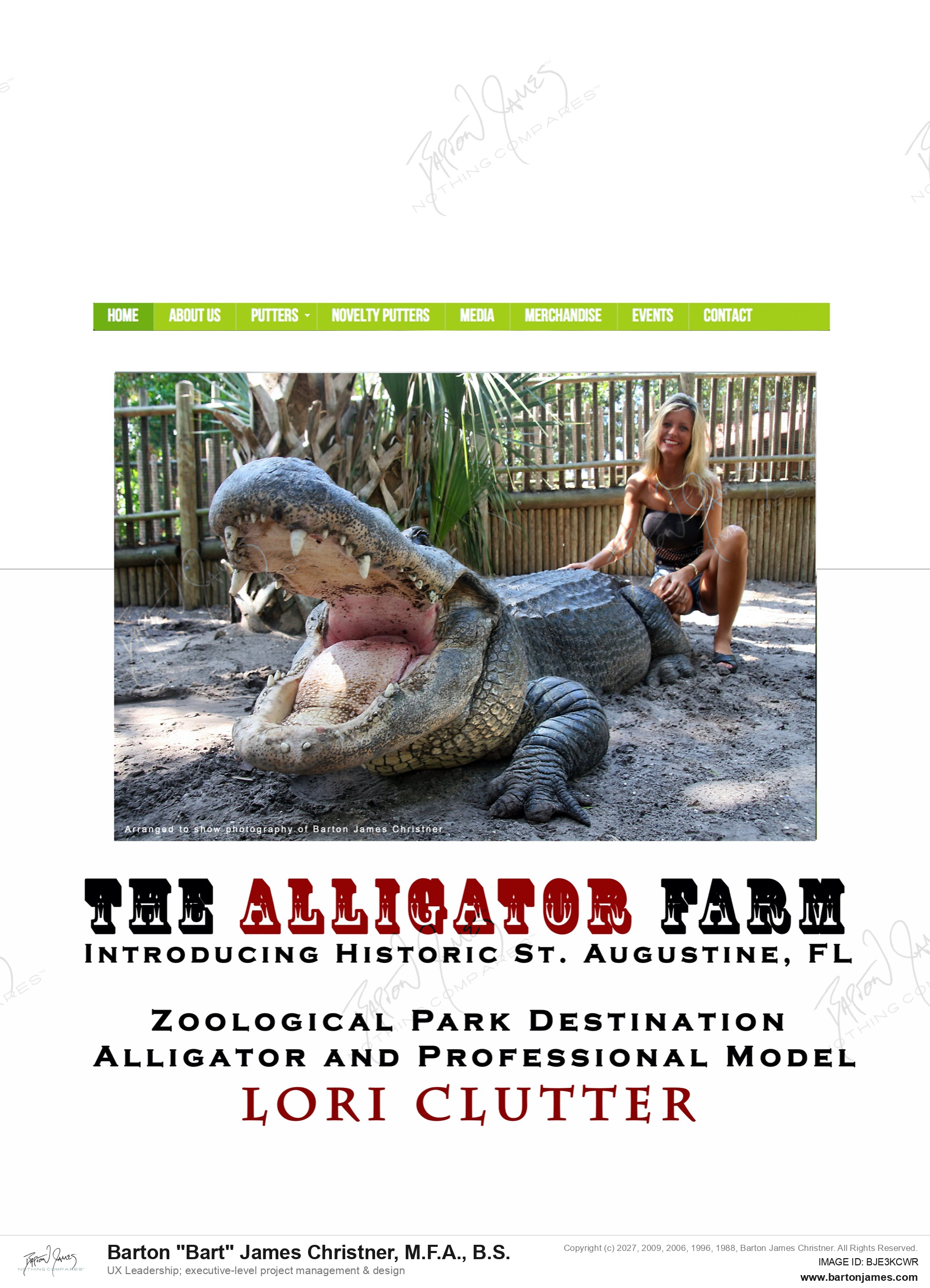 20080513 CLUTTER Alligator Farm PRESSRELEASE