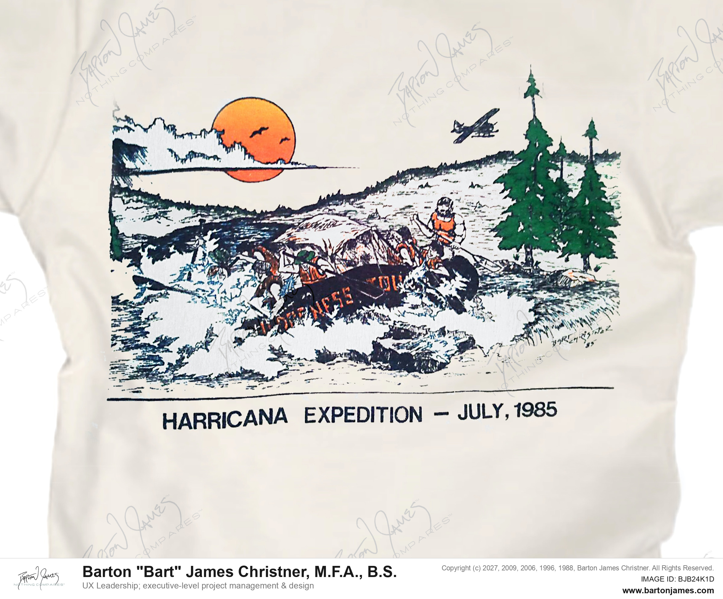 19850701 PATTON Harricana Expedition PROGRAM