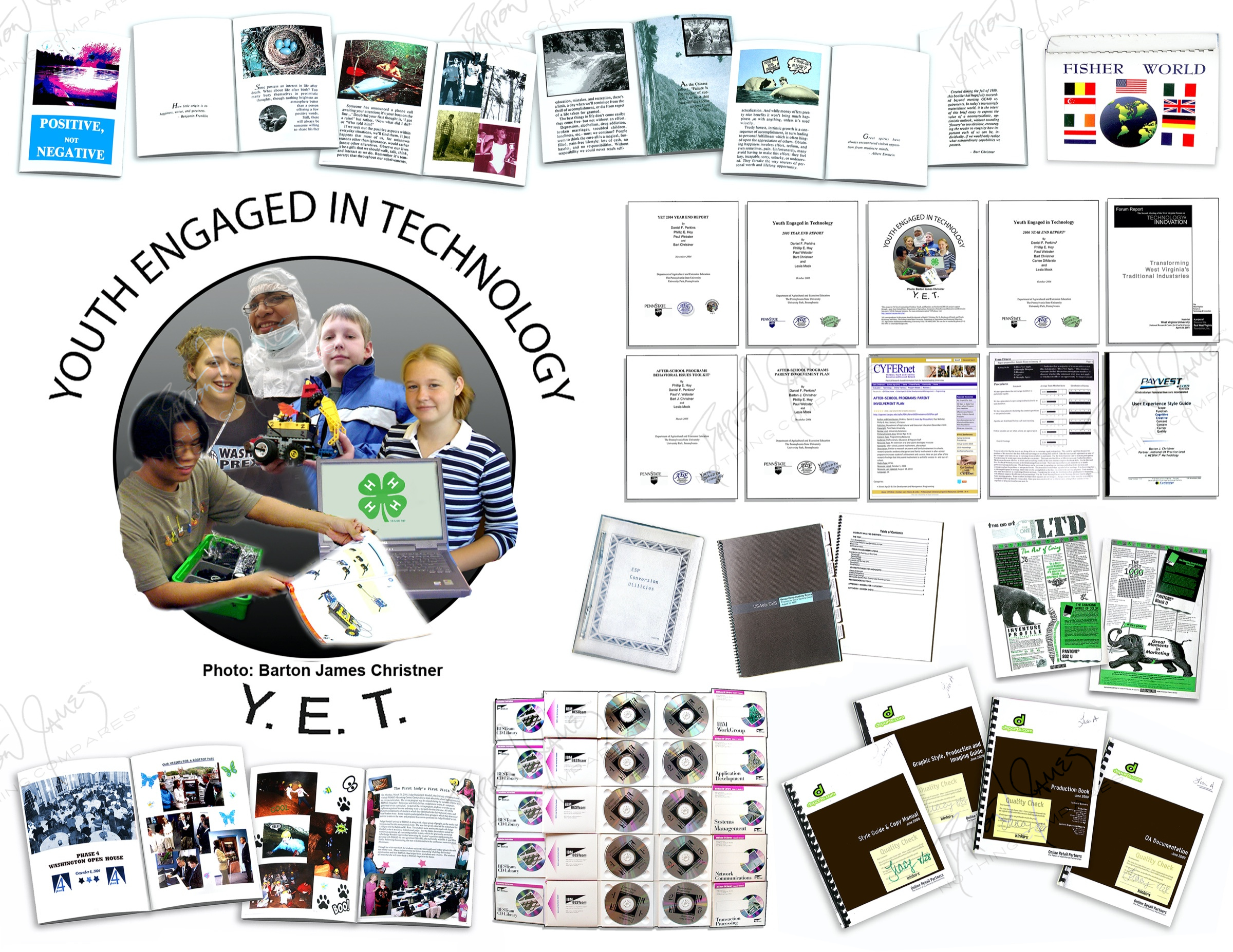 D5 Research: a collage of the work in this chapter