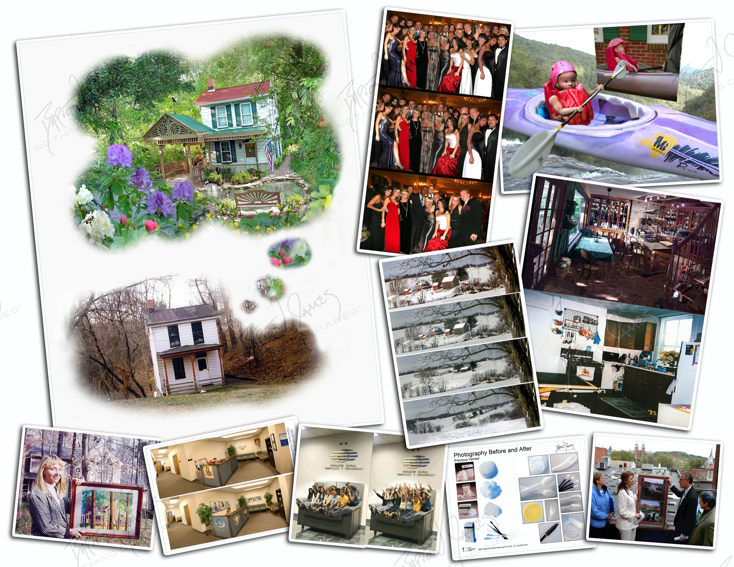 D5 Simulation: a collage of the work in this chapter